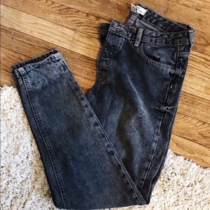 Forever 21 thick vintage grey/charcoal mom jeans